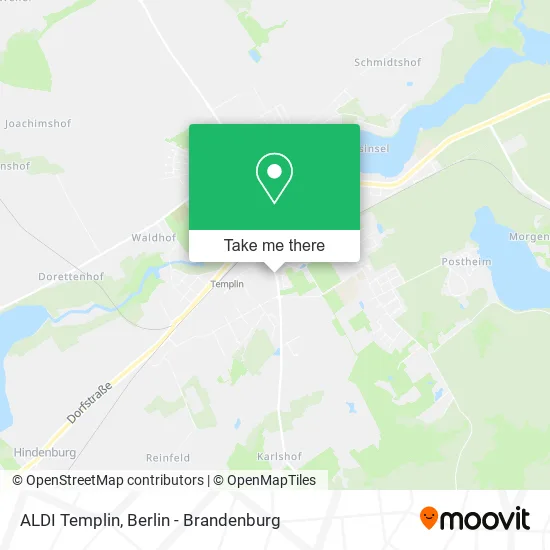 Карта ALDI Templin