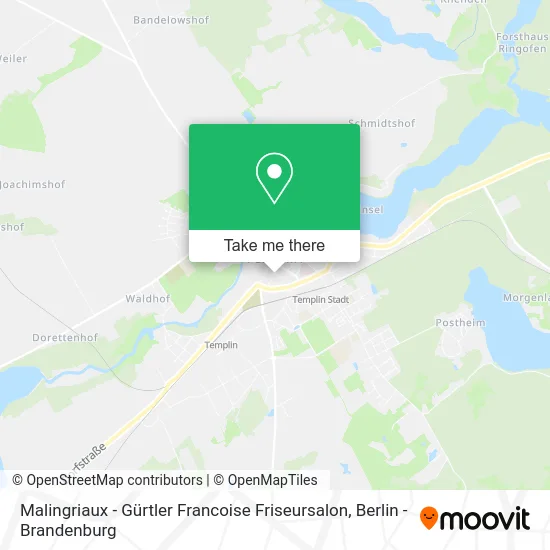 Карта Malingriaux - Gürtler Francoise Friseursalon