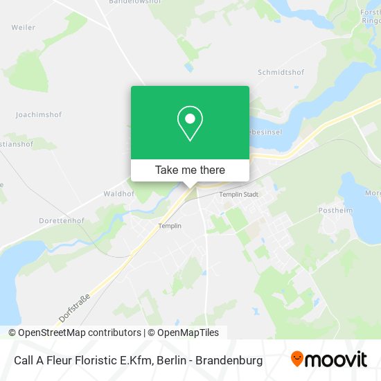Call A Fleur Floristic E.Kfm map