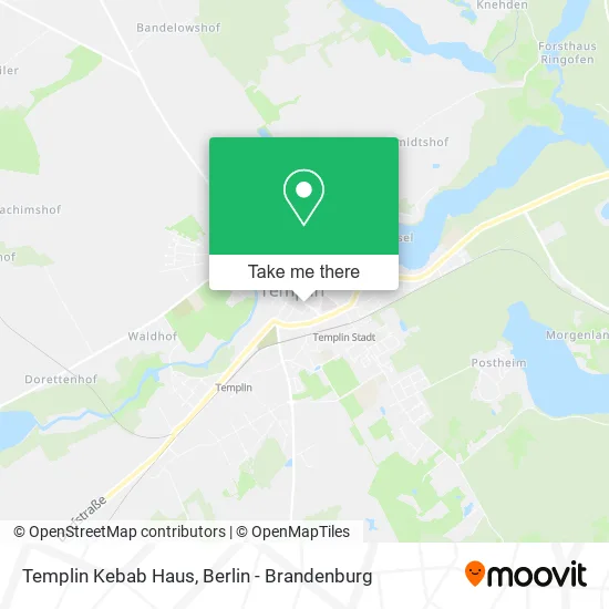 Карта Templin Kebab Haus