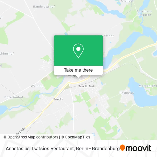 Карта Anastasius Tsatsios Restaurant