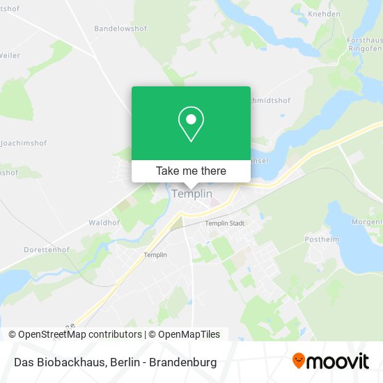 Das Biobackhaus map