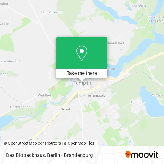 Das Biobackhaus map