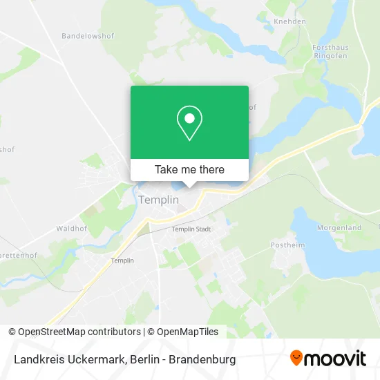 Карта Landkreis Uckermark