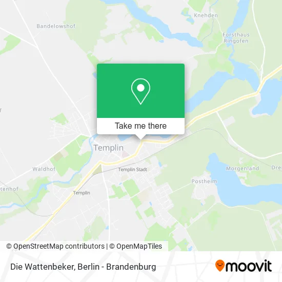 Карта Die Wattenbeker