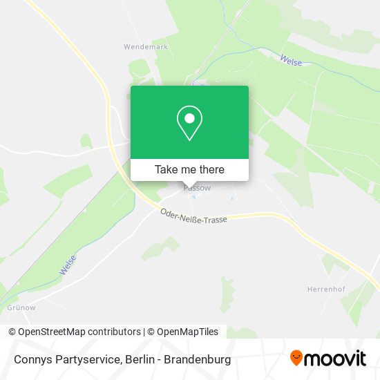 Connys Partyservice map