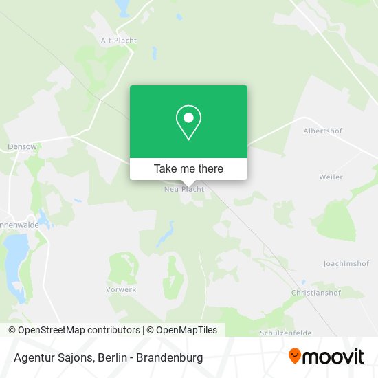 Agentur Sajons map