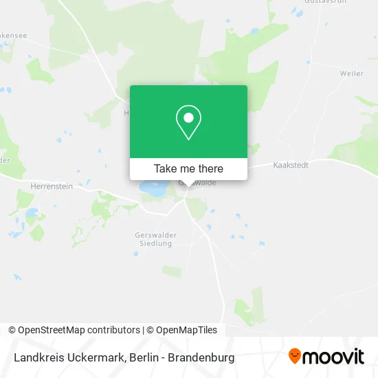Карта Landkreis Uckermark