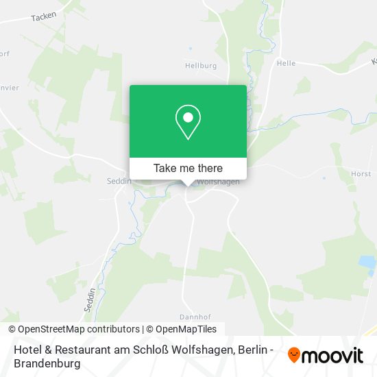Hotel & Restaurant am Schloß Wolfshagen map