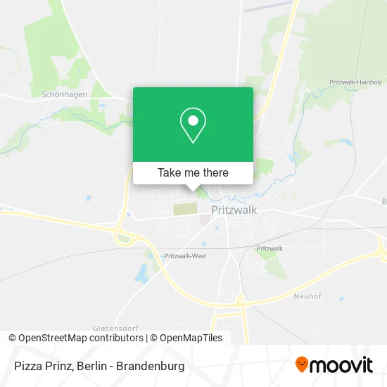 Карта Pizza Prinz