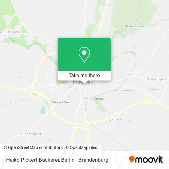 Карта Heiko Pickert Bäckerei