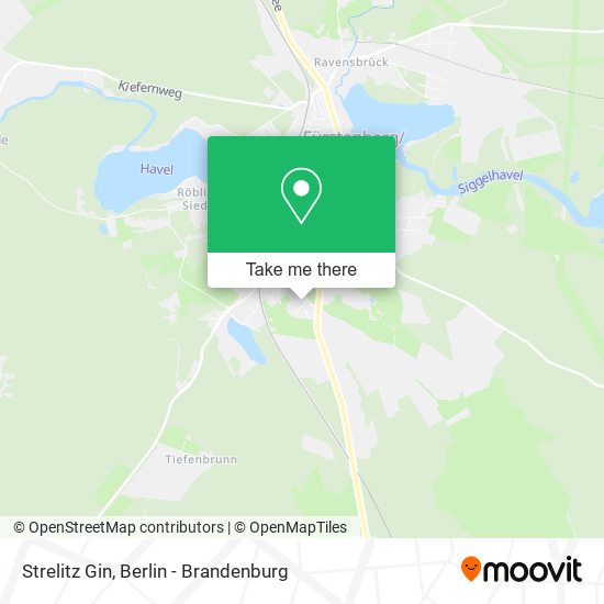Strelitz Gin map