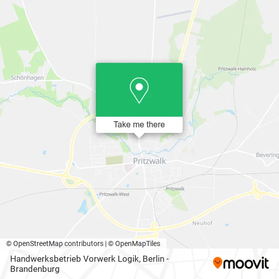 Карта Handwerksbetrieb Vorwerk Logik