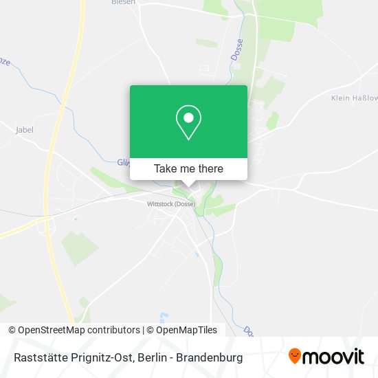 Raststätte Prignitz-Ost map
