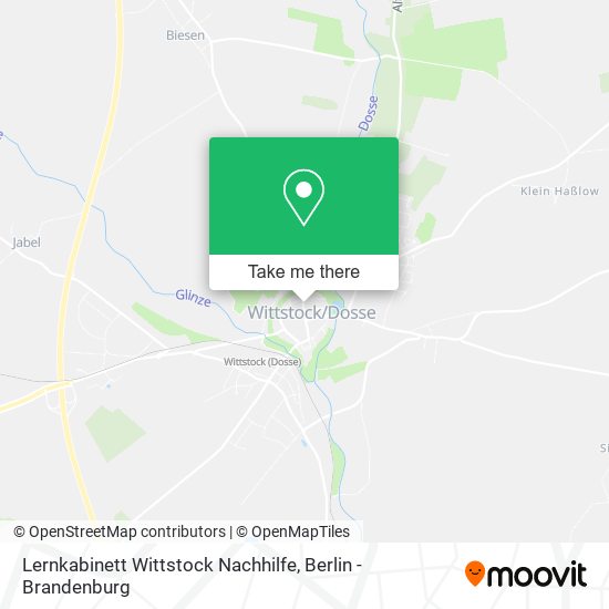 Lernkabinett Wittstock Nachhilfe map
