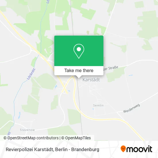 Карта Revierpolizei Karstädt