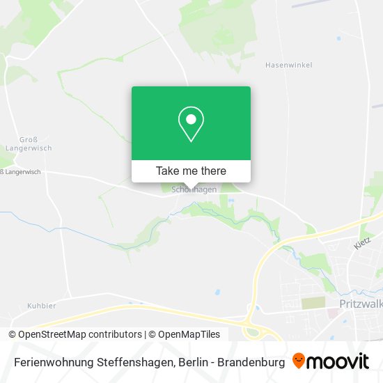 Ferienwohnung Steffenshagen map