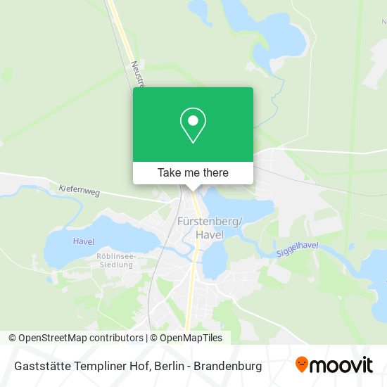 Gaststätte Templiner Hof map