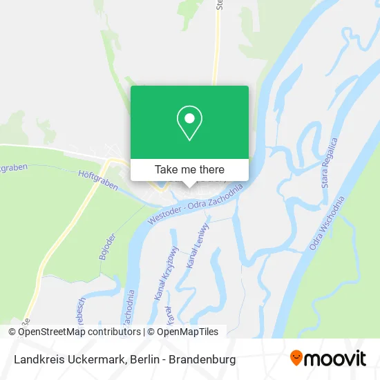 Карта Landkreis Uckermark