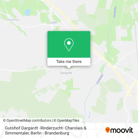 Карта Gutshof Dargardt -Rinderzucht- Charolais & Simmentaler