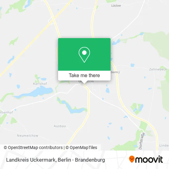 Карта Landkreis Uckermark