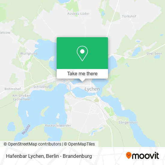 Hafenbar Lychen map
