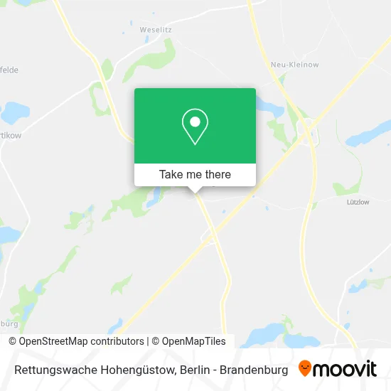 Rettungswache Hohengüstow map
