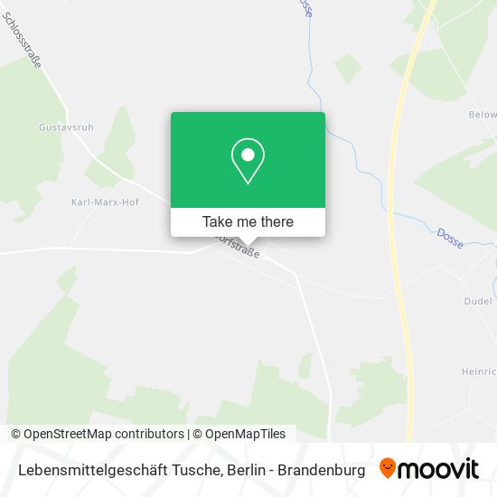 Lebensmittelgeschäft Tusche map
