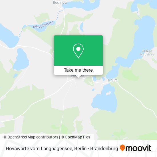 Карта Hovawarte vom Langhagensee