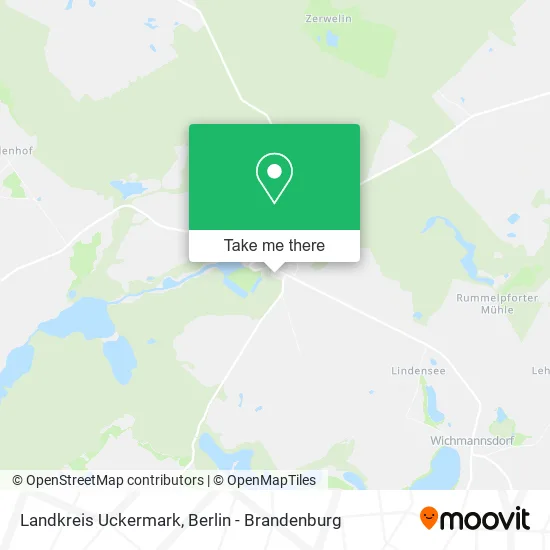 Карта Landkreis Uckermark