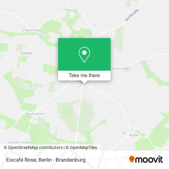 Eiscafé Rose map