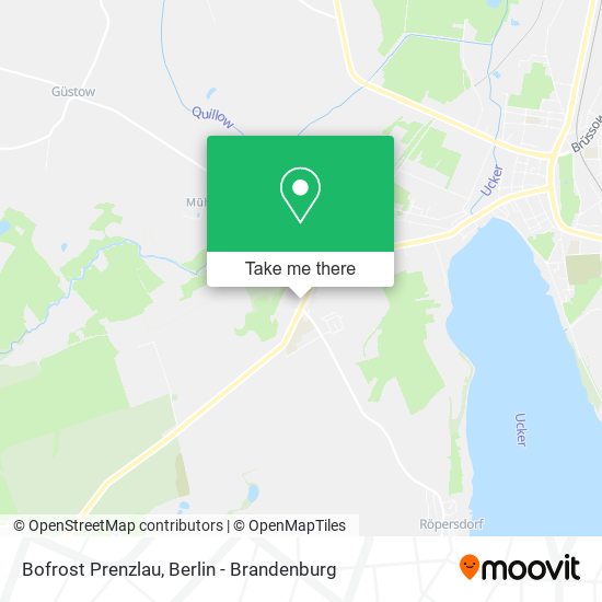 Bofrost Prenzlau map