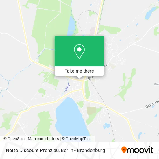 Карта Netto Discount Prenzlau