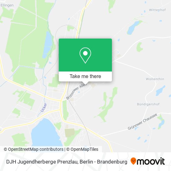 DJH Jugendherberge Prenzlau map