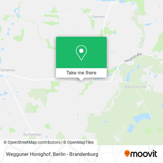 Wegguner Honighof map