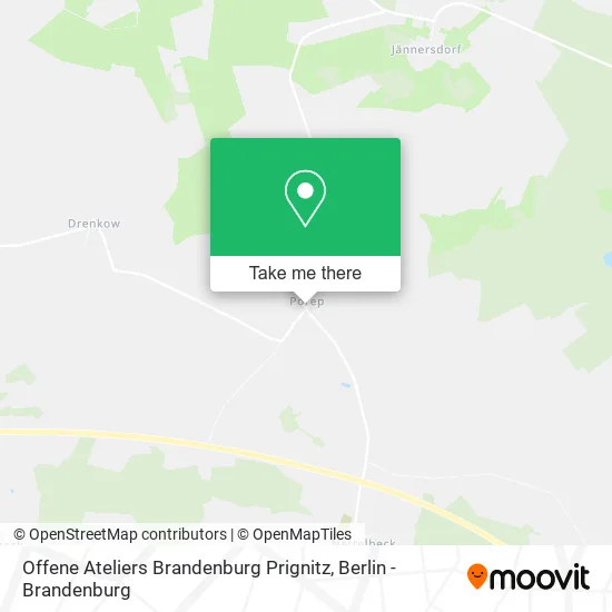 Offene Ateliers Brandenburg Prignitz map