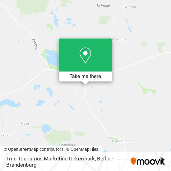 Tmu Tourismus Marketing Uckermark map