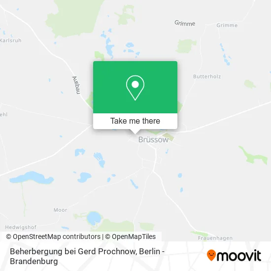 Карта Beherbergung bei Gerd Prochnow