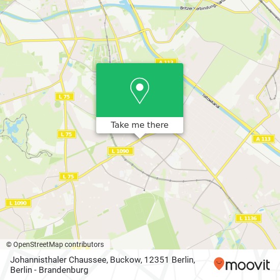 Johannisthaler Chaussee, Buckow, 12351 Berlin map