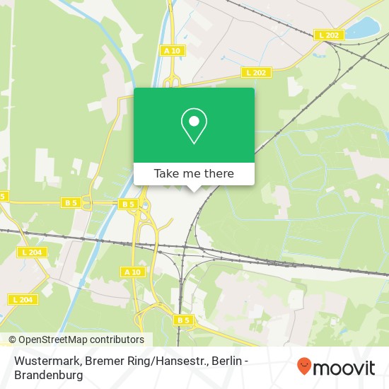 Wustermark, Bremer Ring / Hansestr. map