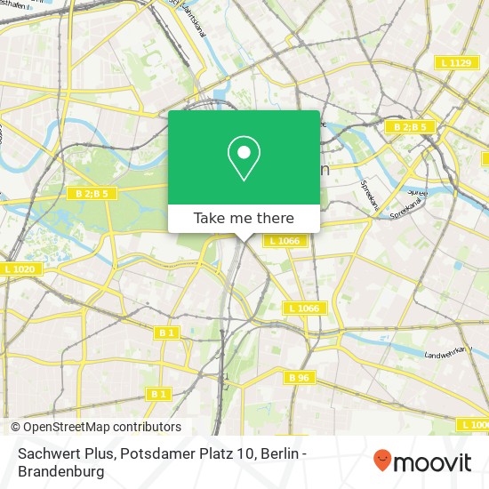 Sachwert Plus, Potsdamer Platz 10 map