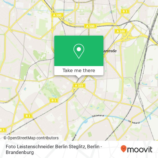 Foto Leistenschneider Berlin Steglitz, Schloßstraße 96 map