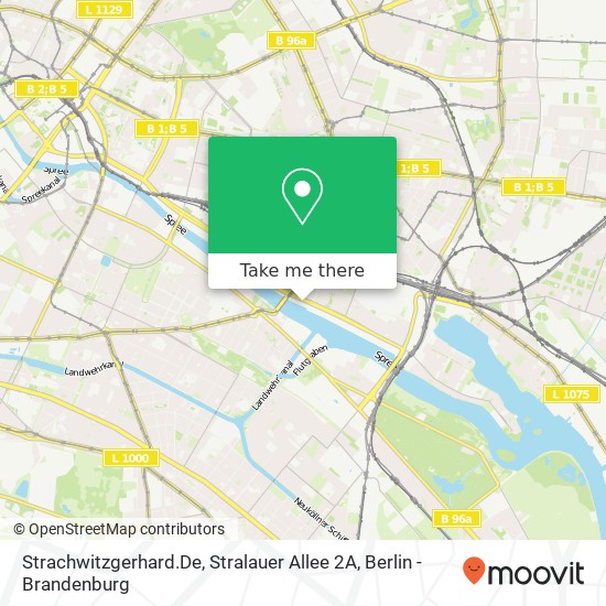 Strachwitzgerhard.De, Stralauer Allee 2A map