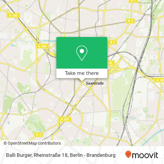 Balli Burger, Rheinstraße 18 map