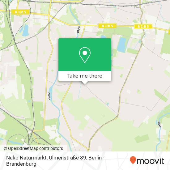 Nako Naturmarkt, Ulmenstraße 89 map