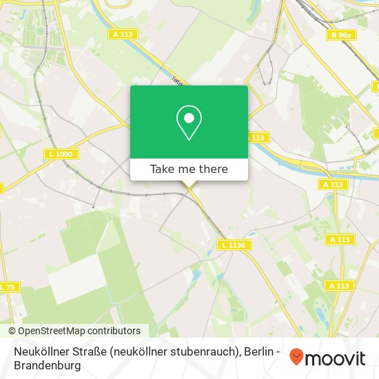 Карта Neuköllner Straße (neuköllner stubenrauch), Rudow, 12357 Berlin