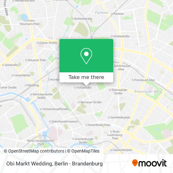 Obi Markt Wedding map