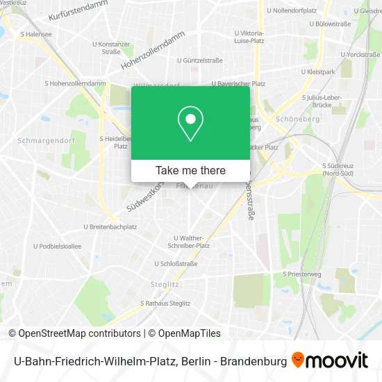Карта U-Bahn-Friedrich-Wilhelm-Platz