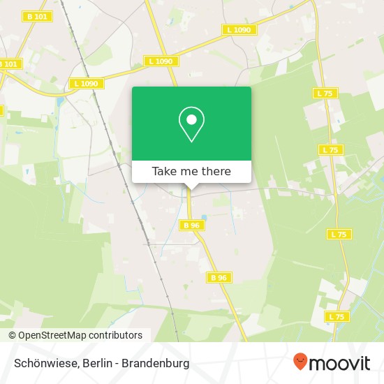 Schönwiese map