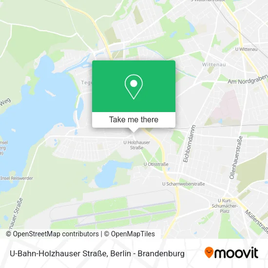 Карта U-Bahn-Holzhauser Straße